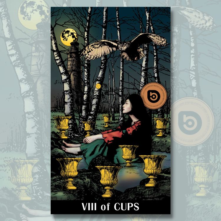 Seven of Cups | Crypto Universe Tarot 