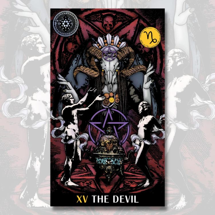 THE DEVIL | CRYPTO UNIVERSE TAROT