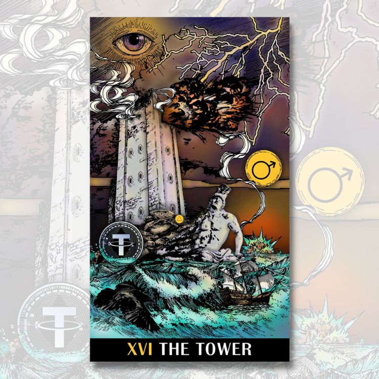 THE TOWER | CRYPTO UNIVERSE TAROT