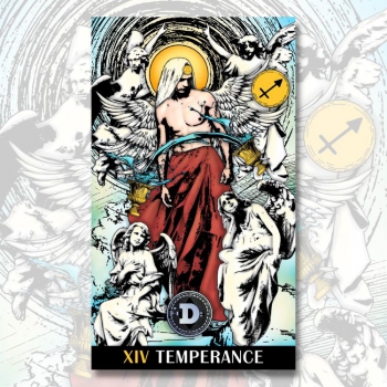 Temperance – Crypto Universe Tarot NFT