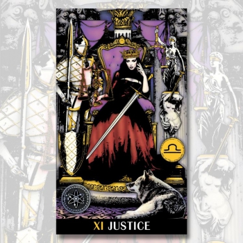 Justice – Crypto Universe Tarot NFT