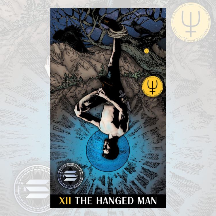 THE HANGED MAN | CRYPTO UNIVERSE TAROT