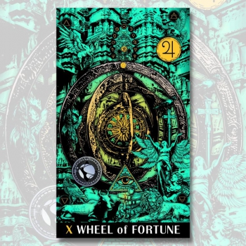 Wheel of Fortune – Crypto Universe Tarot NFT