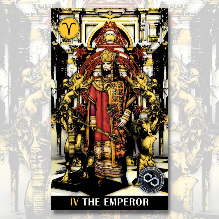 THE EMPEROR | CRYPTO UNIVERSE TAROT
