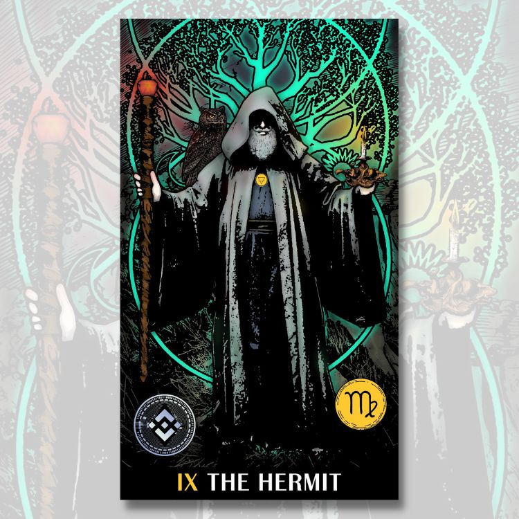 THE HERMIT | CRYPTO UNIVERSE TAROT