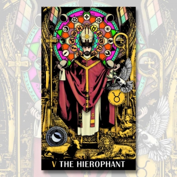 The Hierophant – Crypto Universe Tarot NFT