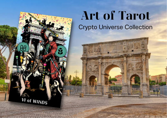 Six of Wands | Crypto Universe Tarot