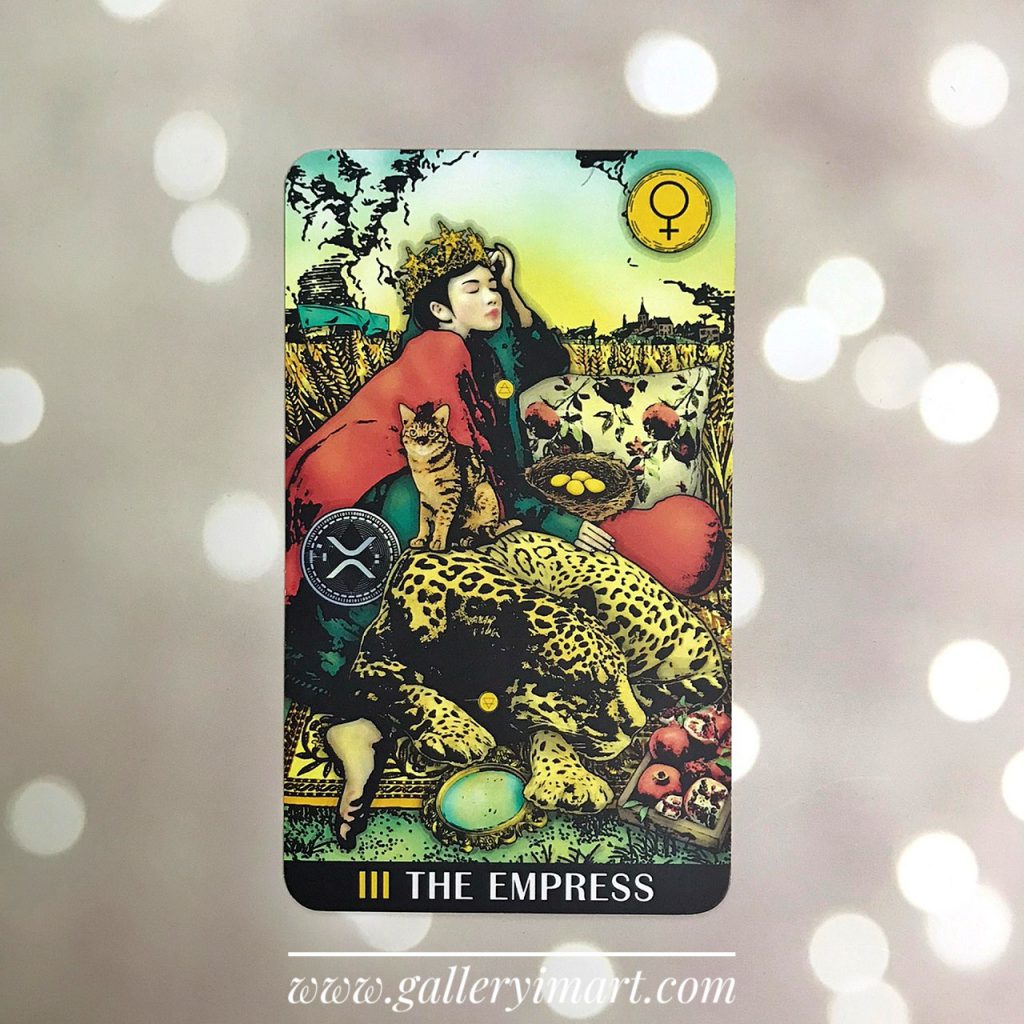 The Empress ไพ่จักรพรรดินี Crypto Universe Tarot